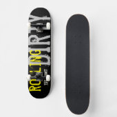 ROLLEND VUIL SKATEBOARD Merk/JMT Skateboards (Voorkant)