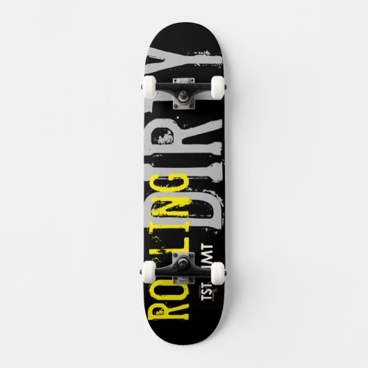 ROLLEND VUIL SKATEBOARD Merk/JMT Skateboards (Voorkant)