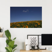 Rollende bloemen poster (Thuiskantoor)