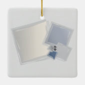 Rollende Fibonacci-vierkanten Keramisch Ornament (Achterkant)