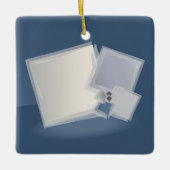 Rollende Fibonacci-vierkanten Keramisch Ornament (Voorkant)