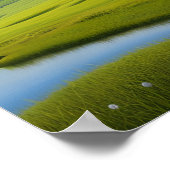 Rollende Groene Heuvels Poster (Hoek)