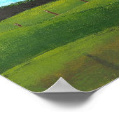 Rollende heuvellandschappen poster (Hoek)