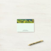 Rollende heuvels landschappelijke natuurfoto post-it® notes (Op bureau)