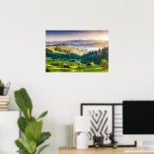 Rollende Heuvels Schitterend Natuur Foto Poster (Thuiskantoor)