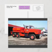 Rollende Hills Fire Department - Catoosa, OK Briefkaart (Voorkant / Achterkant)