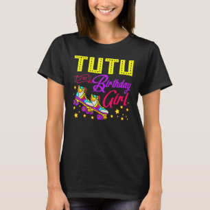 Rollende Schaatsen die Tutu van het meisje van de T-shirt