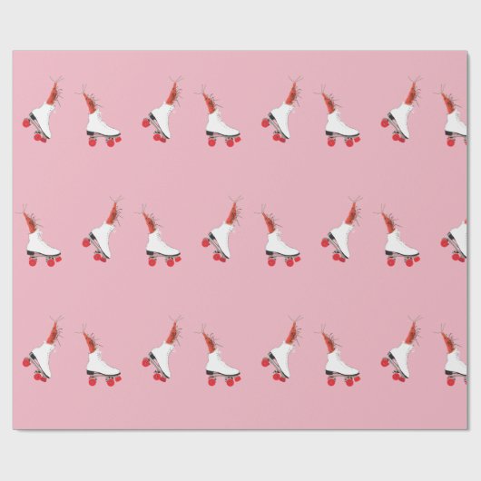 Rollende Schaatsen voor iedereen die papier verpak (Vlak)