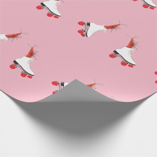 Rollende Schaatsen voor iedereen die papier verpak (Hoek)