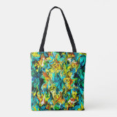 Rollende vlammen en water.... tote bag (Achterkant)