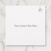 Rollende Wijnstok Trouw Dank Geschenk Bedankjes Labels (Achterkant)