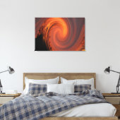 rollende zonsondergang canvas afdruk (Insitu (Slaapkamer))
