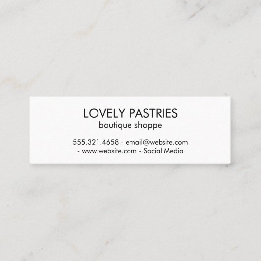 Rollenhout Mini Visitekaartje (Achterkant)