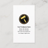 Rollenpenseel Kleurrijke thuiscontractant Visitekaartje (Achterkant)