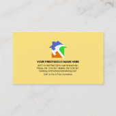 Rollenpenseel Rooftop-gebouw Visitekaartje (Achterkant)