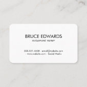 Rollenpin Visitekaartje (Achterkant)