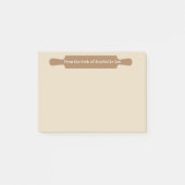 Rollenpop personaliseren post-it® notes (Voorkant)