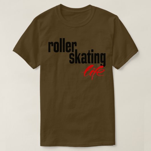 Rollenschaatsen 1 t-shirt (Design voorkant)