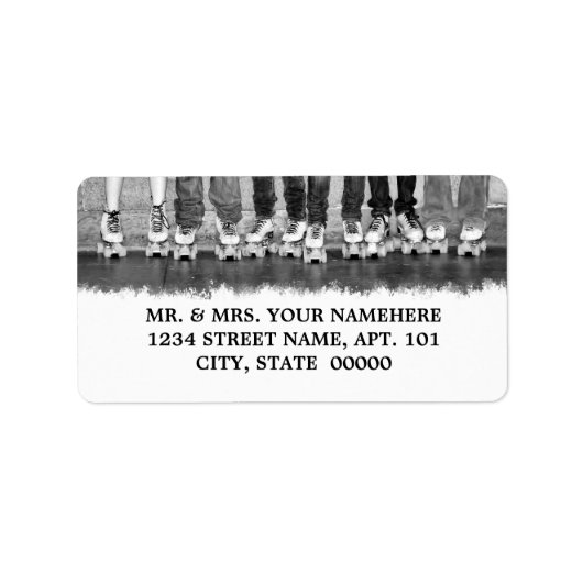 Rollenschaatsen Etiket (Voorkant)