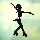 Rollenschaatsen voor ontwerpvensters raamsticker (Vel 3)