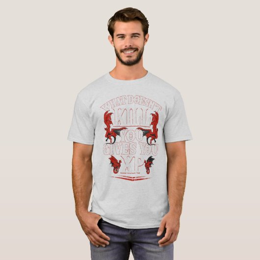 Rollenspel DND RPG Gamer Dungeon Master Gift T-shirt (Voorkant volledig)