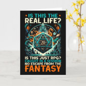 Rollenspel Game Rpg Master D20 Tafelblad Grappig R Kaart (Gele Bloem)