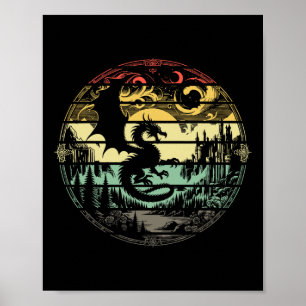 Rollenspel Game Rpg Master D20 Tafelhumor Rp Poster