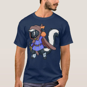 Rollenspel Karakter Dief Rogue Skunk T-shirt