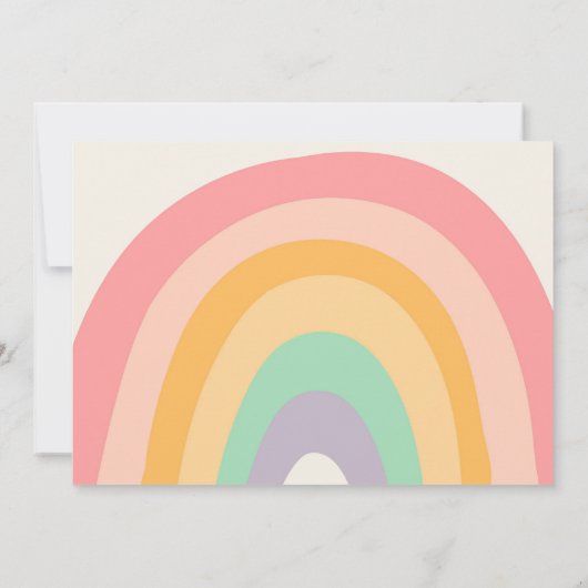 Rollenvakkering Schaats met roovy Birthday Party I Kaart (Achterkant)