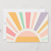 Rollenvakkering Schaats met roovy Birthday Party I Kaart (Achterkant)