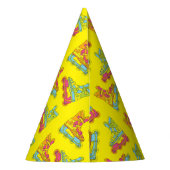 Roller Blades Schaatsen verjaardagsfeestje Feesthoedjes (Achterkant)