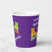 Roller Blades Schaatsen verjaardagsfeestje Papieren Bekers (Links)