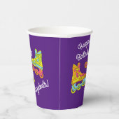 Roller Blades Schaatsen verjaardagsfeestje Papieren Bekers (Rechts)