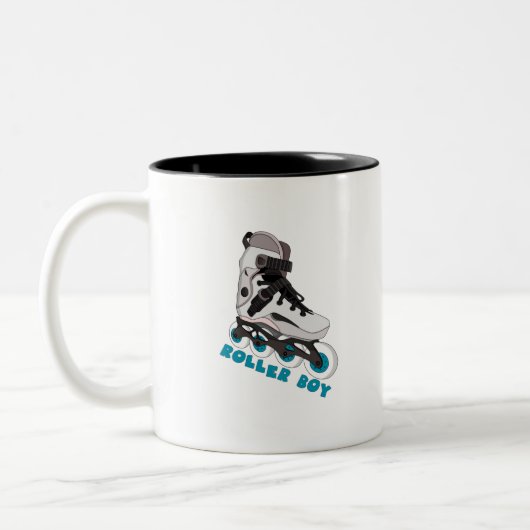 Roller Boy Tweekleurige Koffiemok (Links)