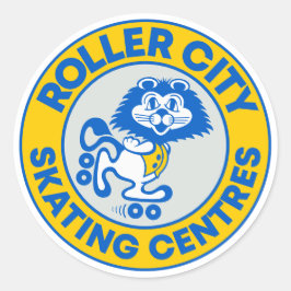  Roller City Australië Ronde Sticker