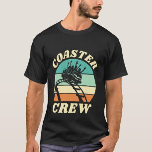 Roller Coaster Crew Pretpark Fans Achtbanen L T-shirt