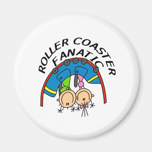 Roller Coaster Fan Magneet (Voorkant)