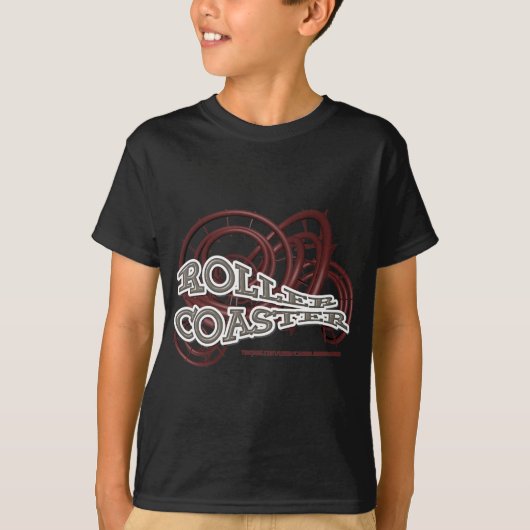 Roller Coaster Red & Grey RJC01WS.png T-shirt (Voorkant)