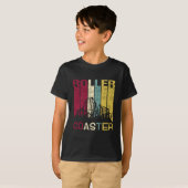 Roller Coaster Retro Vintage Silhouette gift T-shirt (Voorkant volledig)