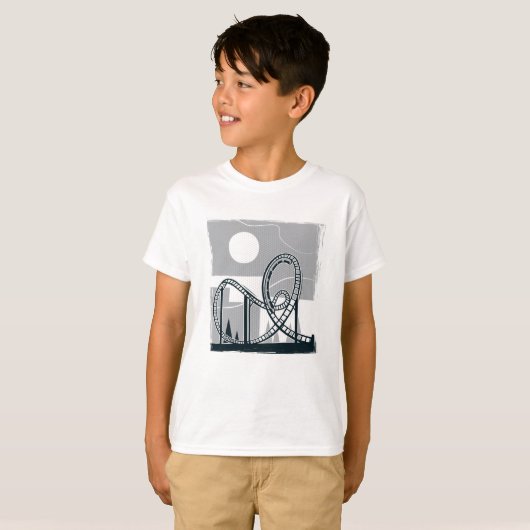 Roller coaster t-shirt (Voorkant volledig)