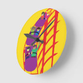 Roller Coaster Upclose Ronde Klok (Hoek)