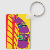 Roller Coaster Upclose Sleutelhanger (Achterkant)