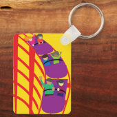 Roller Coaster Upclose Sleutelhanger (Achterkant)