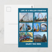 ROLLER COASTERS  BRIEFKAART (Voorkant / Achterkant)