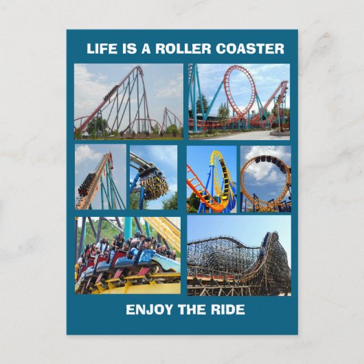 ROLLER COASTERS  BRIEFKAART (Voorkant)