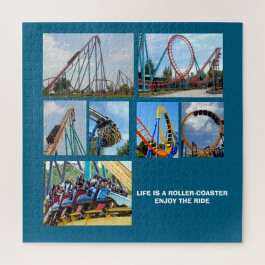 Roller coasters  legpuzzel (Verticaal)