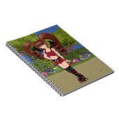 Roller Derby Anime Fairy Skating Notitieboek (Rechterzijde)