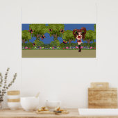 Roller Derby Anime Fairy Skating Poster (Keuken)