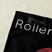 Roller Derby Beach Towel Strandlaken (In situ)