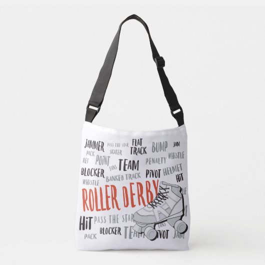 Roller Derby Carry-All Crossbody Tas (Voorkant)